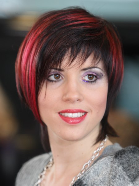 Pixie cut hair with a modern combination of colors