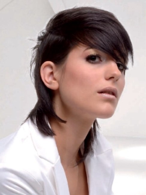 Medium Length Hair with Low Side Part. Axel Marens. mid-length hairstyle