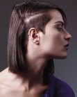 haircut with small sideburns