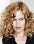wild curly style