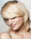semi-long bob