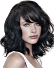 long bob with curls