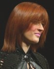 Picture of midlength red hair style