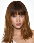 casual long hairstyle
