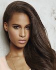 long brown hair
