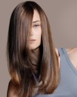 smooth long hair