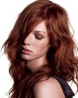 long red hair