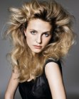 high-volume styling for long hair