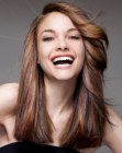 smooth long hair