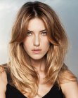 natural long hairstyle