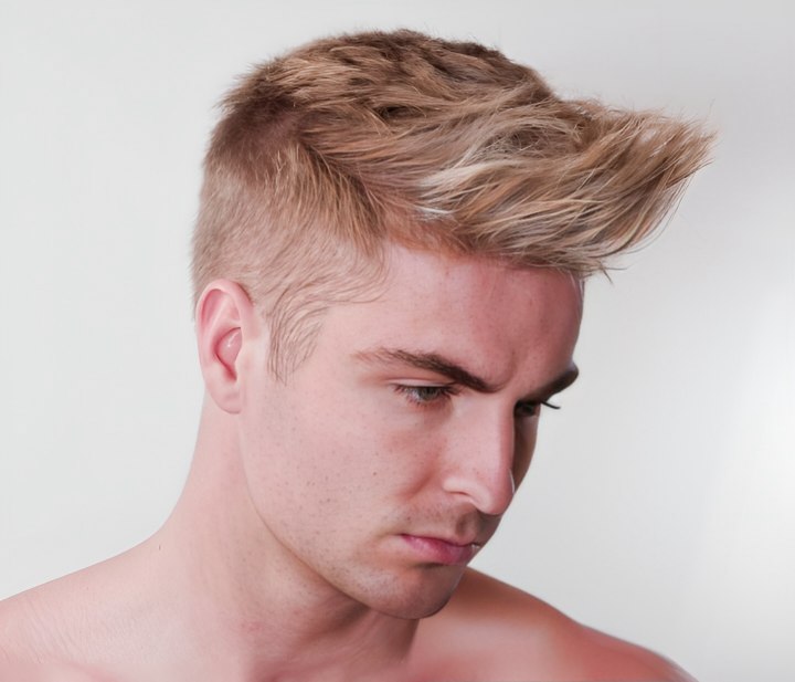 Mens Haircuts Long On Top Short On Sides