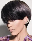 pixie style with a full fringe