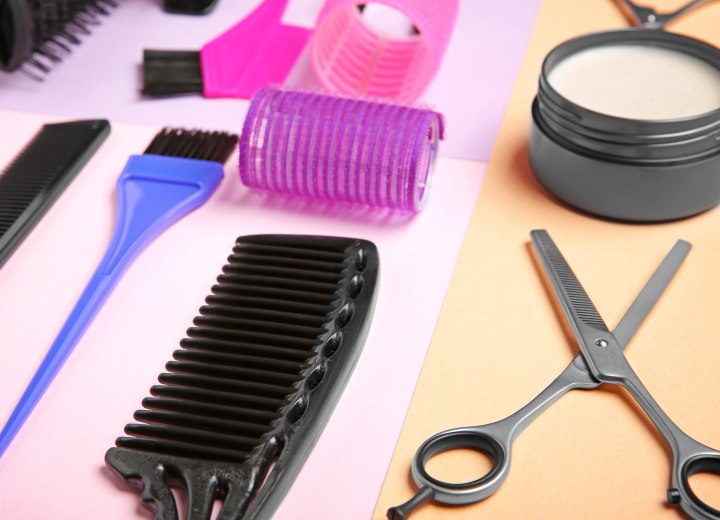 Tools for a hair stylist