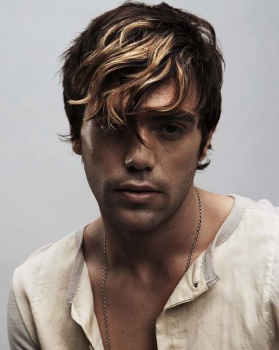 Photo of male hairstyle with long fringe. Finalist - Men's Hairstyle with 