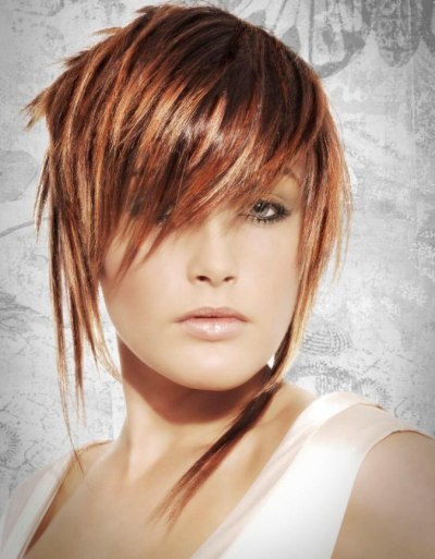 Side Fringe Hairstyles Photos