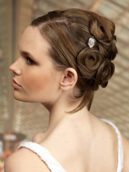 Updo for festive events