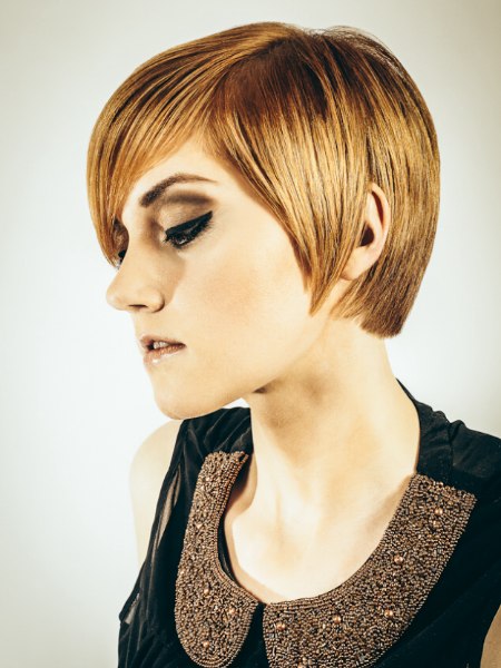 Short hair with contemporary styling