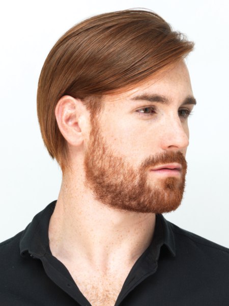 Modern haircut for men - Side view