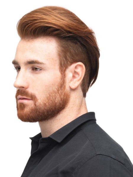 Versatile hair for men - Side view