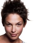 over the ear hair styling