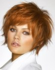 red hair with spikes