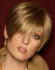 glossy short hair