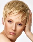 short blond hair style