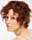 short hair with waves