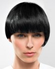 elegant short hairdo