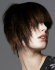 modern short hair style