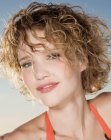 curly summer hair style