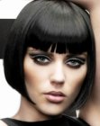 blunt short bob