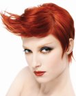 short red hair