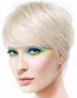 sensual short haircut