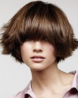 short hairstyle with fullness