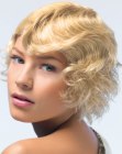 short hair with waves