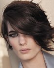 ruffled short hair