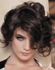 short curled hair