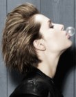 rock look for short hair