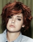 casual short hair look