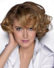 glamorous short hair look