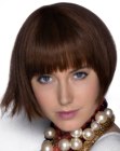 smooth short bob