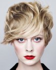 haircut with a short neck area