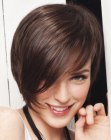 sleek short hair
