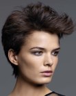 feminine short haircut