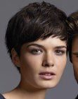 girlish short hairdo
