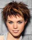 pixie with highlights