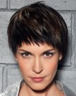 boyish haircut