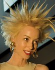 spiked hair for women
