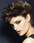 spiky look for short hair